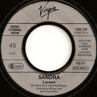 Sandra : Loreen (7", Single)