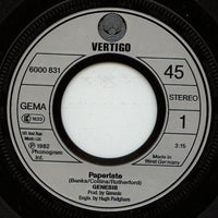 Genesis : Paperlate (7", Single)