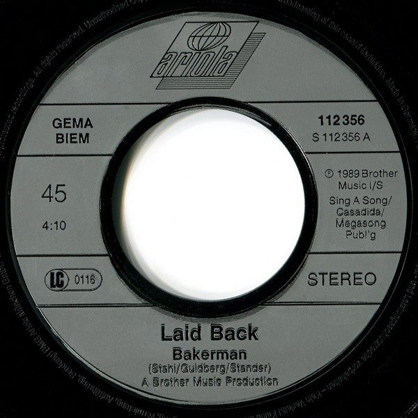 Laid Back : Bakerman (7", Single)