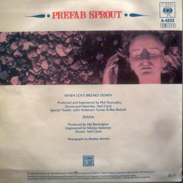 Prefab Sprout : When Love Breaks Down (7", Single)