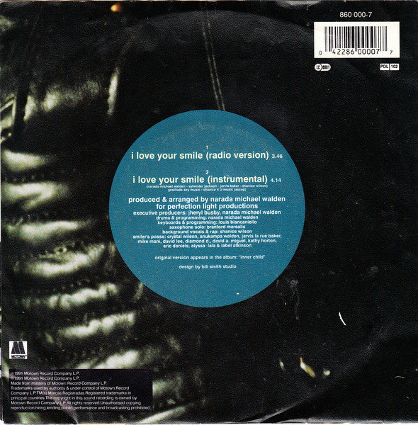 Shanice : I Love Your Smile (7", Single)
