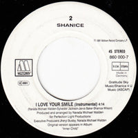 Shanice : I Love Your Smile (7", Single)