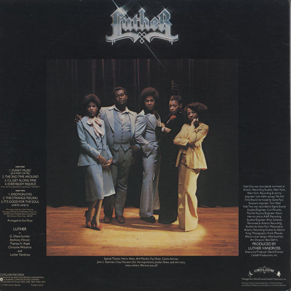 Luther : Luther (LP, Album, RI)