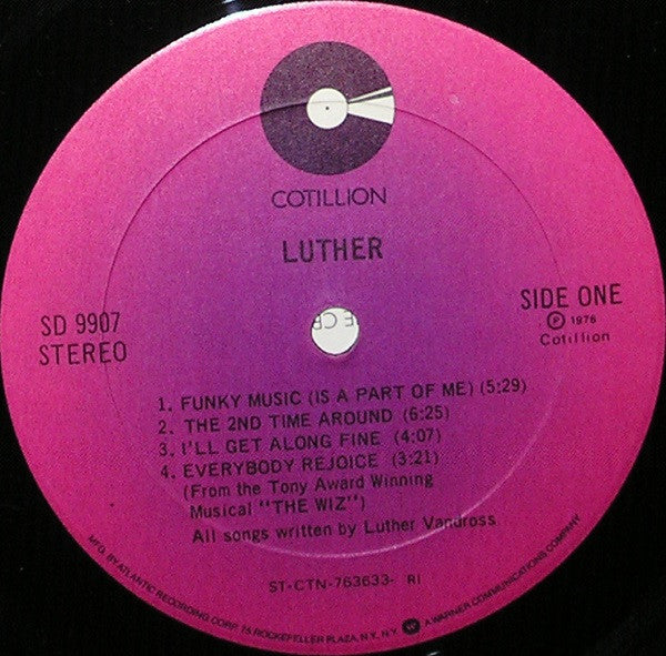 Luther : Luther (LP, Album, RI)