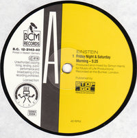 Einstein (2) : Friday Night & Saturday Morning (12")
