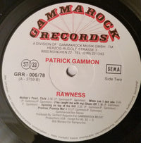 Patrick Gammon : Rawness (LP, Album)