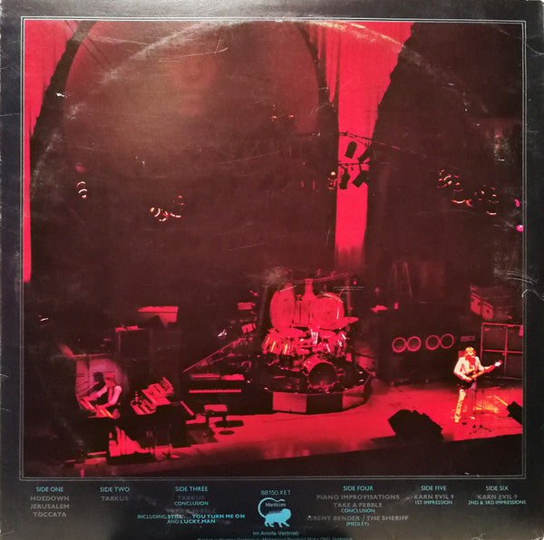 Emerson, Lake & Palmer : Welcome Back My Friends To The Show That Never Ends - Ladies And Gentlemen (3xLP, Album)