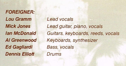 Foreigner : Double Vision (LP, Album, RE)