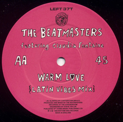 The Beatmasters Featuring Claudia Fontaine : Warm Love (12", Single)