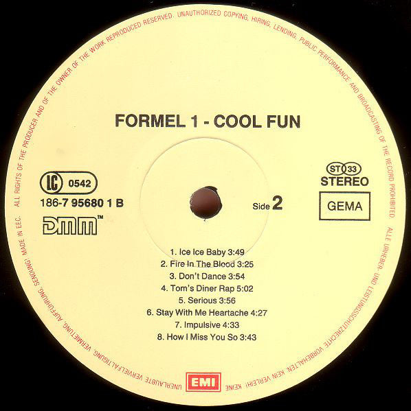 Various : Formel Eins - Cool Fun! (2xLP, Comp)