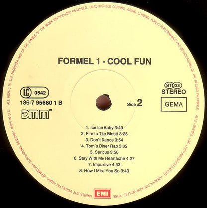 Various : Formel Eins - Cool Fun! (2xLP, Comp)