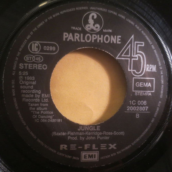 Re-Flex (2) : Sensitive (7", Single, Bla)