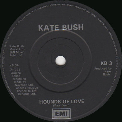 Kate Bush : Hounds Of Love (7", Single)