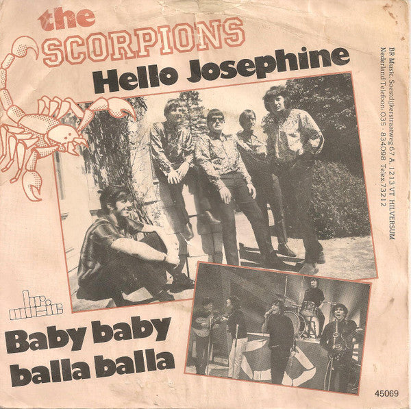 The Scorpions : Hello Josephine (7", Single)