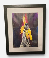 Freddie Mercury – Framed Music Canvas