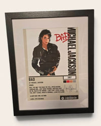 Michael Jackson Bad – Framed Music Canvas