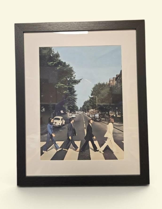 The Beatles Abbey Road – Framed Music Canvas
