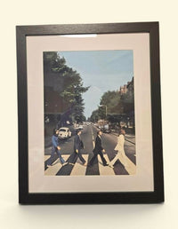 The Beatles Abbey Road – Framed Music Canvas