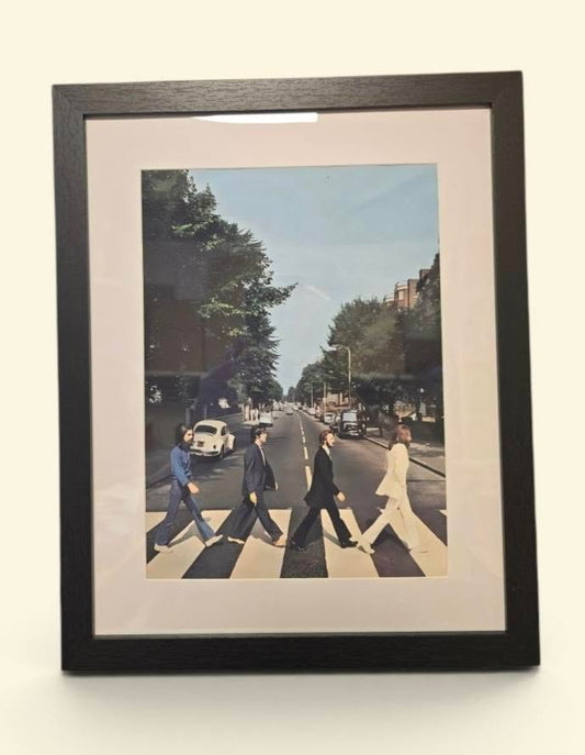 The Beatles Abbey Road – Framed Music Canvas