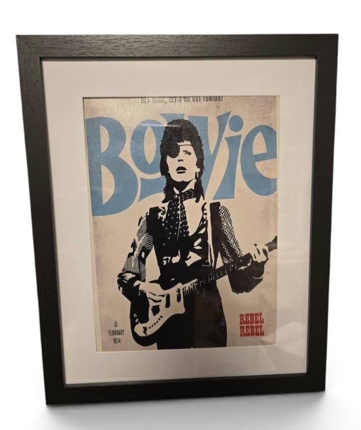 David Bowie – Framed Music Canvas