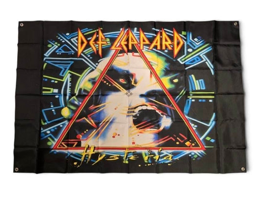 Def Leppard - Hysteria Wandvlag – 80 x 120 cm