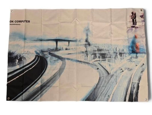 Radiohead Ok Computer Wandvlag – 80 x 120 cm