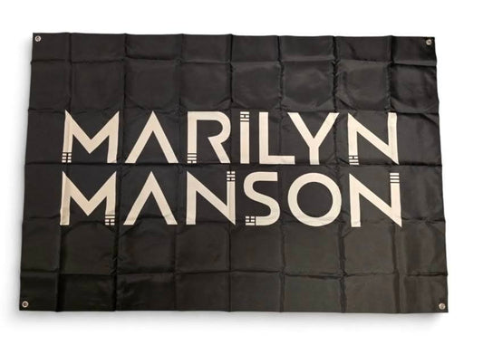Marilyn Manson Wandvlag – 80 x 120 cm
