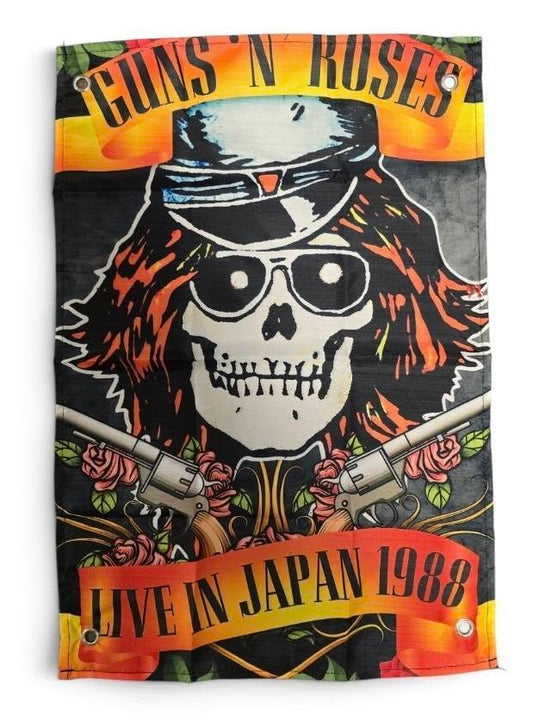 Guns 'n Roses - Live in Japan Wandvlag – 60 x 40 cm