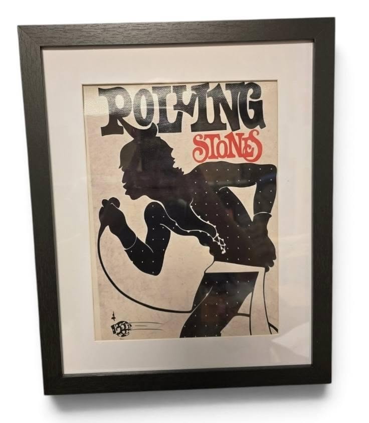 The Rolling Stones – Framed Music Canvas