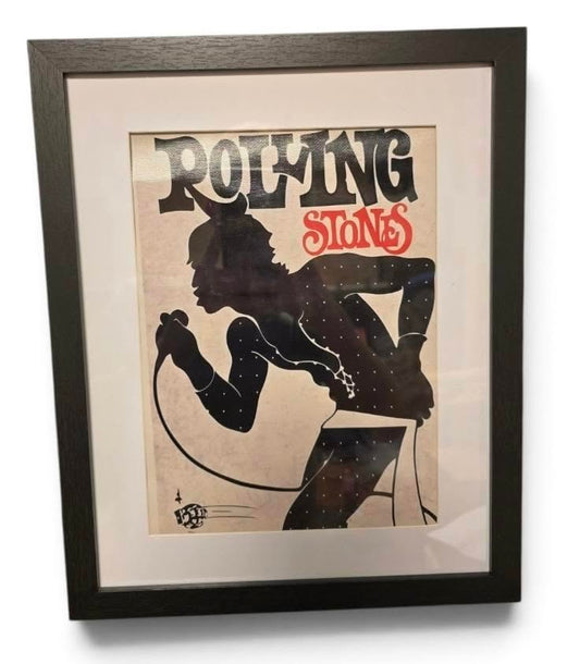 The Rolling Stones – Framed Music Canvas