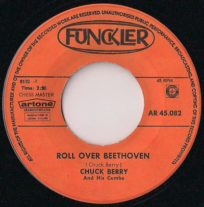Chuck Berry : Roll Over Beethoven / Sweet Little Sixteen (7", Single)