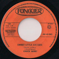 Chuck Berry : Roll Over Beethoven / Sweet Little Sixteen (7", Single)