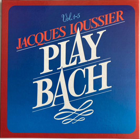 Jacques Loussier : Play Bach (5xLP, Comp, RE + Box)