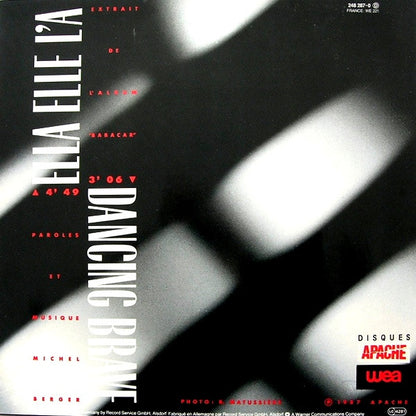 France Gall : Ella Elle L'A (12", Maxi)