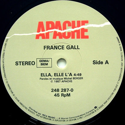 France Gall : Ella Elle L'A (12", Maxi)