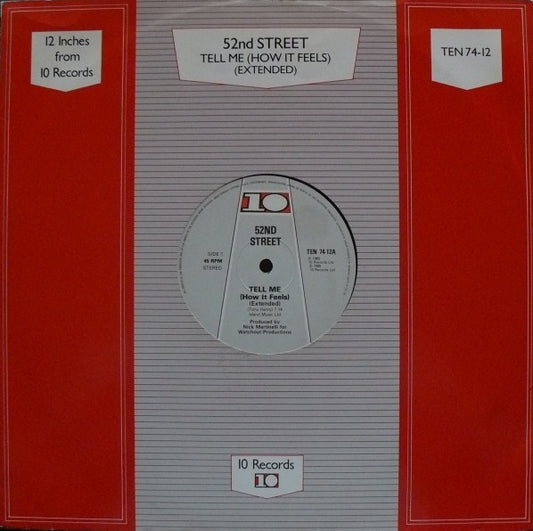 52nd Street : Tell Me (How It Feels) (12", Gen)