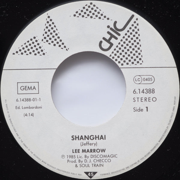 Lee Marrow : Shanghai (7", Single)