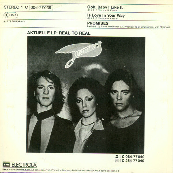 Promises : Ooh, Baby I Like It (7", Single)