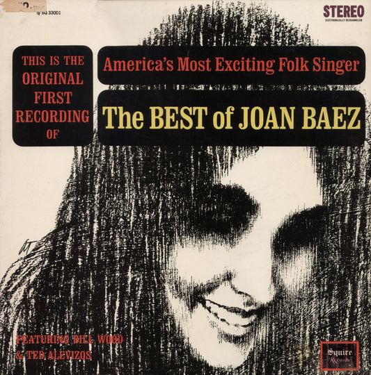 Joan Baez Featuring Bill Wood (5) & Ted Alevizos : The Best Of Joan Baez (LP)