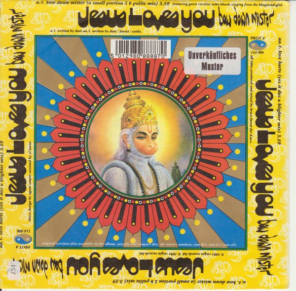 Jesus Loves You : Bow Down Mister (7", Single)