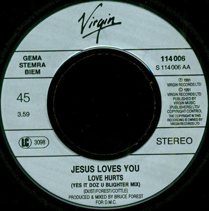 Jesus Loves You : Bow Down Mister (7", Single)