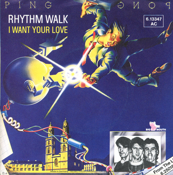 Ping Pong : Rhythm Walk / I Want Your Love (7", Single, Promo)