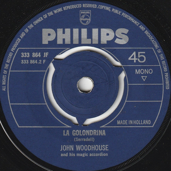 John Woodhouse : Melodia (7", Single, Mono)