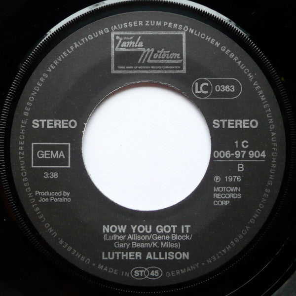 Luther Allison : Bloomington Closing (7", Single)