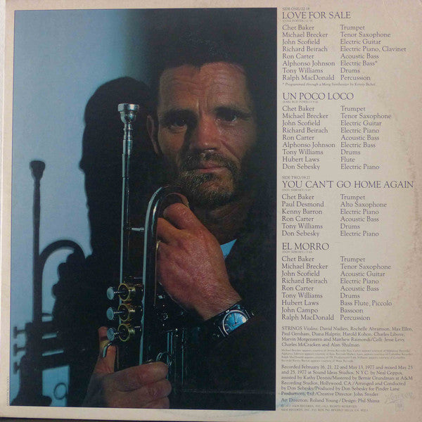 Chet Baker : You Can't Go Home Again (LP, Album, RE, Gat)