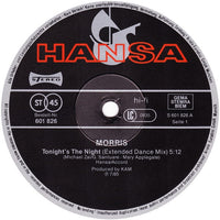 Morris (6) : Tonight's The Night (12", Maxi)