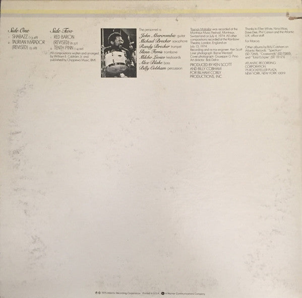 Billy Cobham : Shabazz (LP, Album, MO )