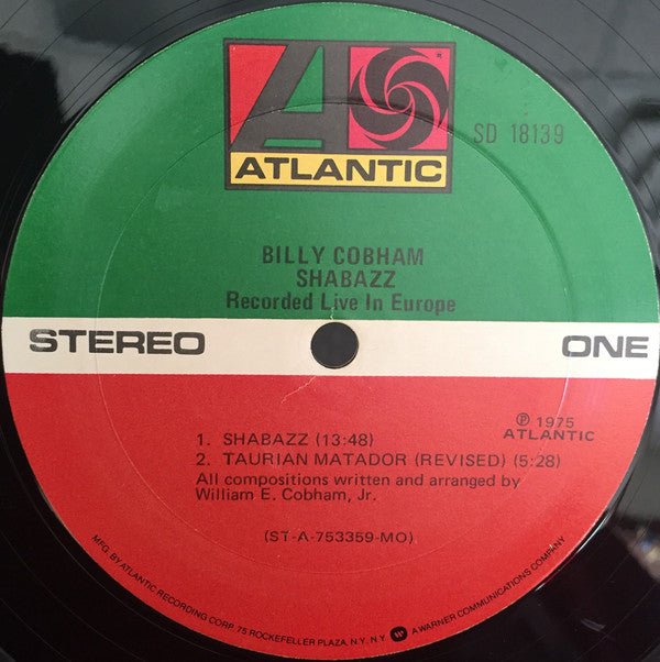 Billy Cobham : Shabazz (LP, Album, MO )