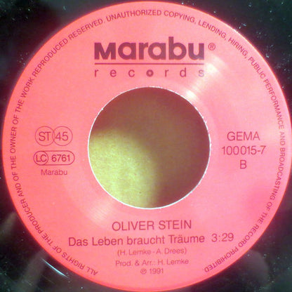 Oliver Stein : Überall Ist Wunderland / Das Leben Braucht Träume (7", Single)