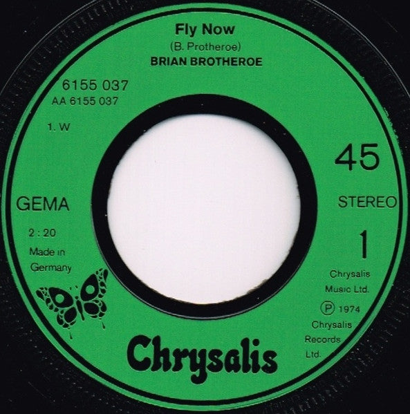 Brian Protheroe : Fly Now (7", Single)
